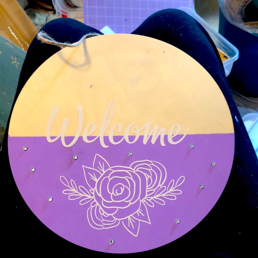 Welcome sign